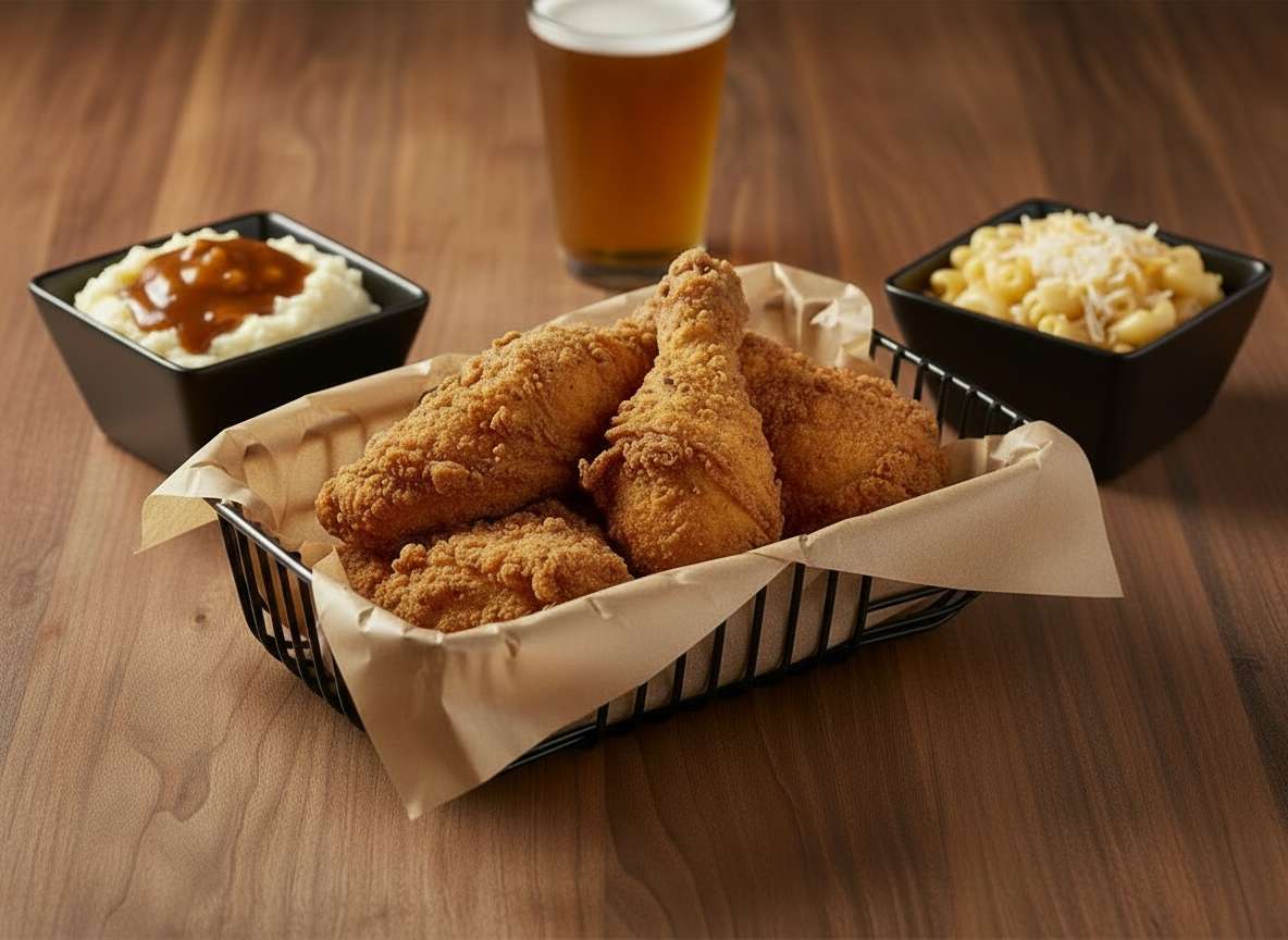 fried chicken plate