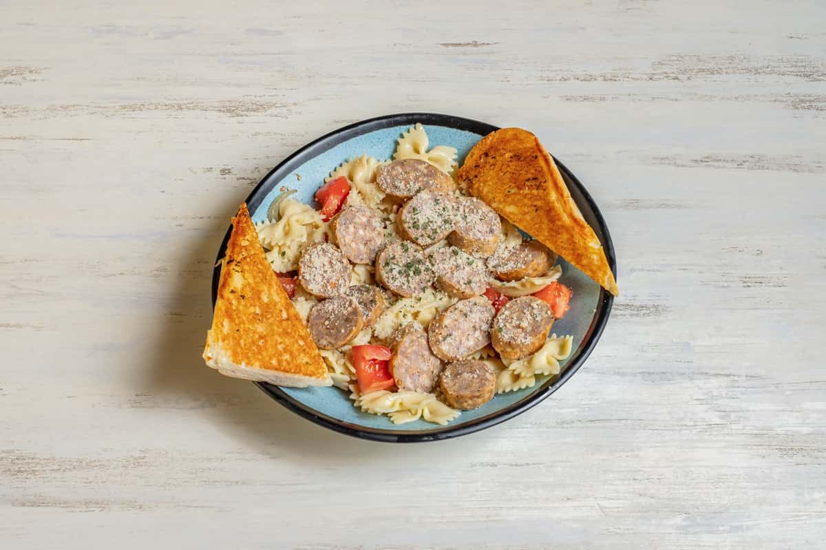 The med Pasta alla pandeli