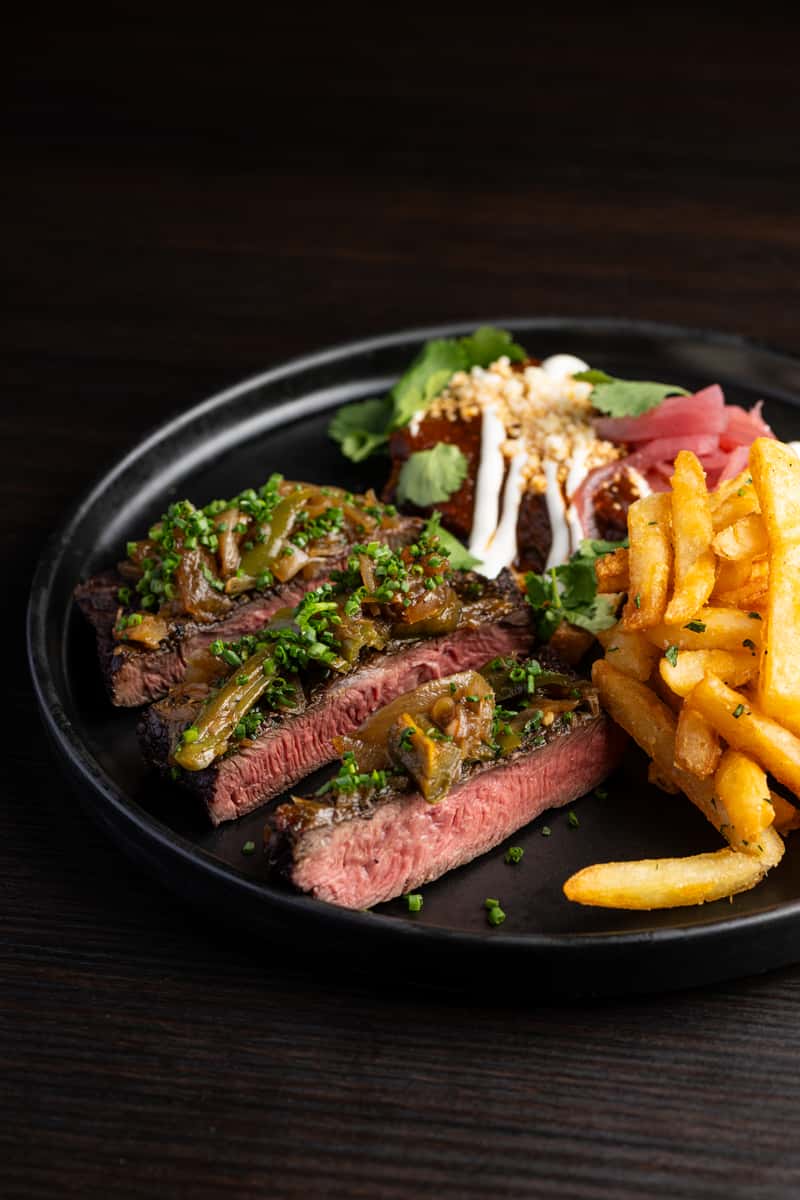 Flat Iron & Enchilada Plate for DineLA Restaurant Week