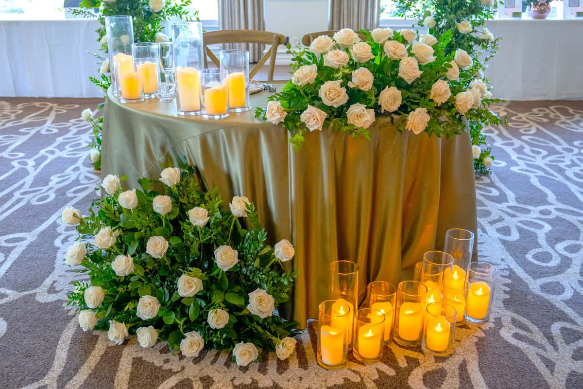 Event Venue Couples Table