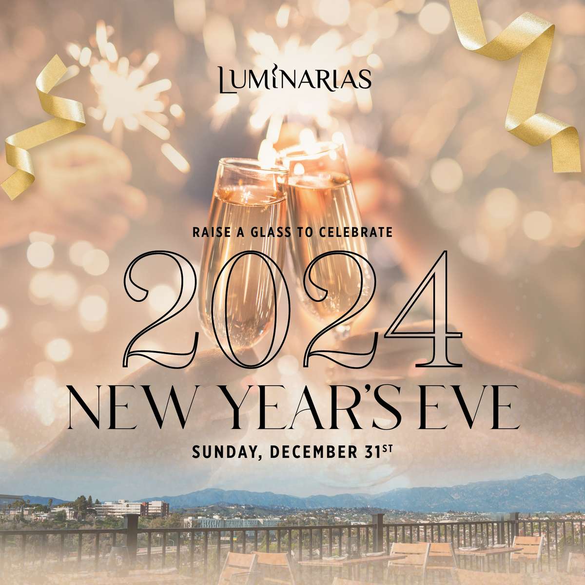 New Year's Eve at Luminarias