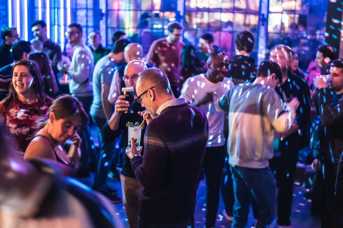 People in a club