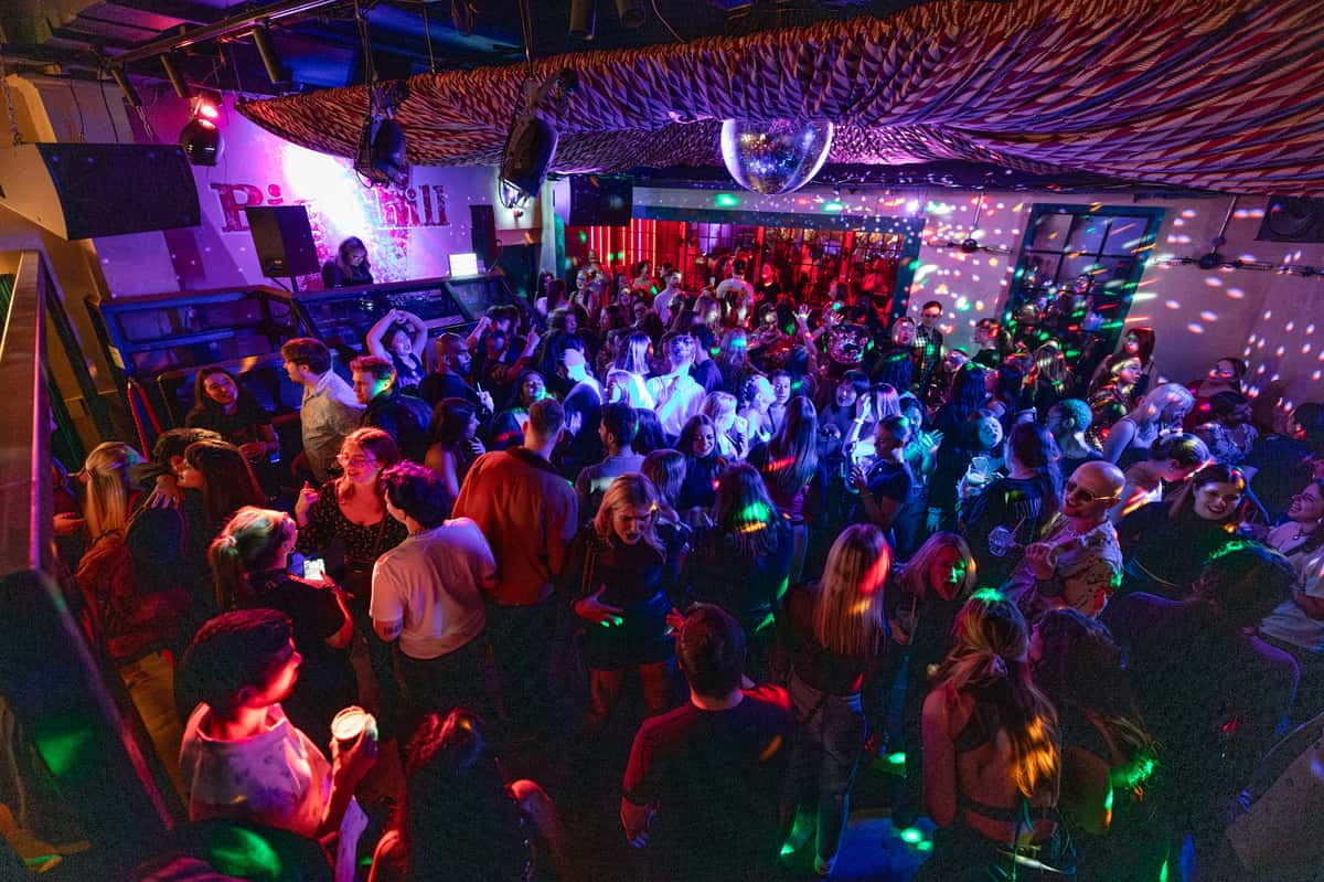 busy dancefloor