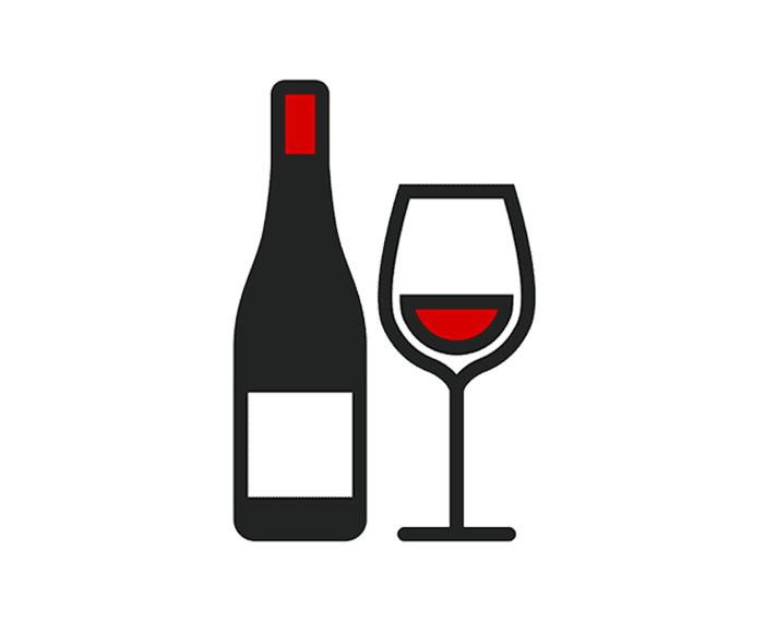 Wine Bottle and Glass