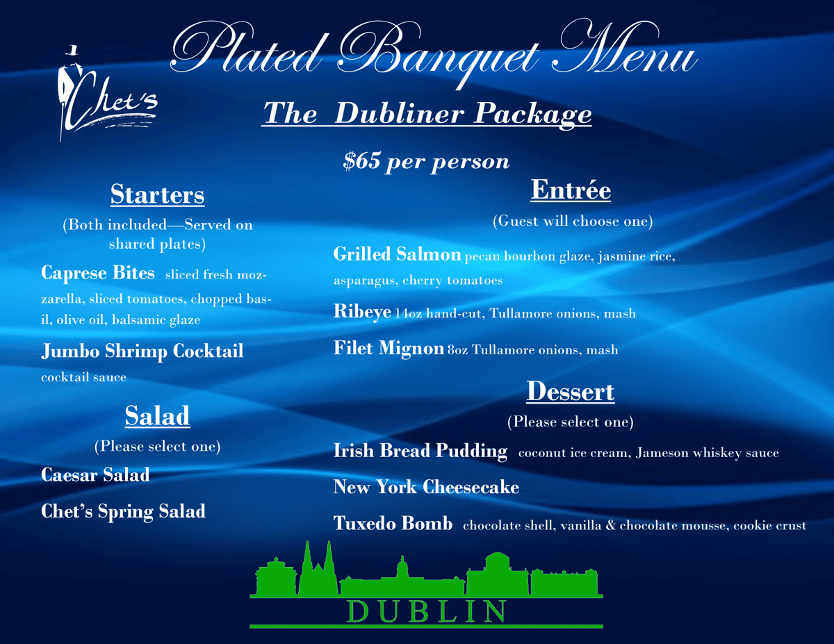 Page 5 - Banquet Menu