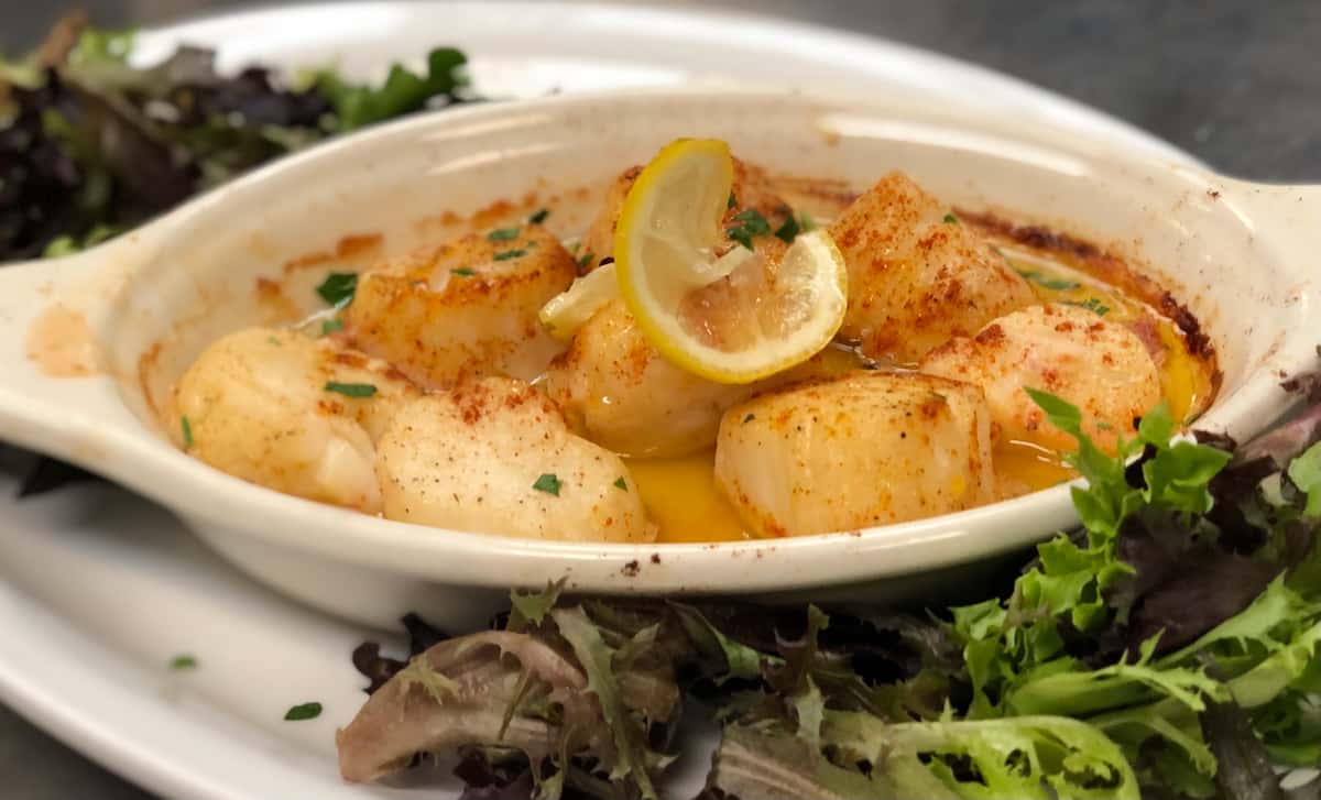 Broiled Scallops