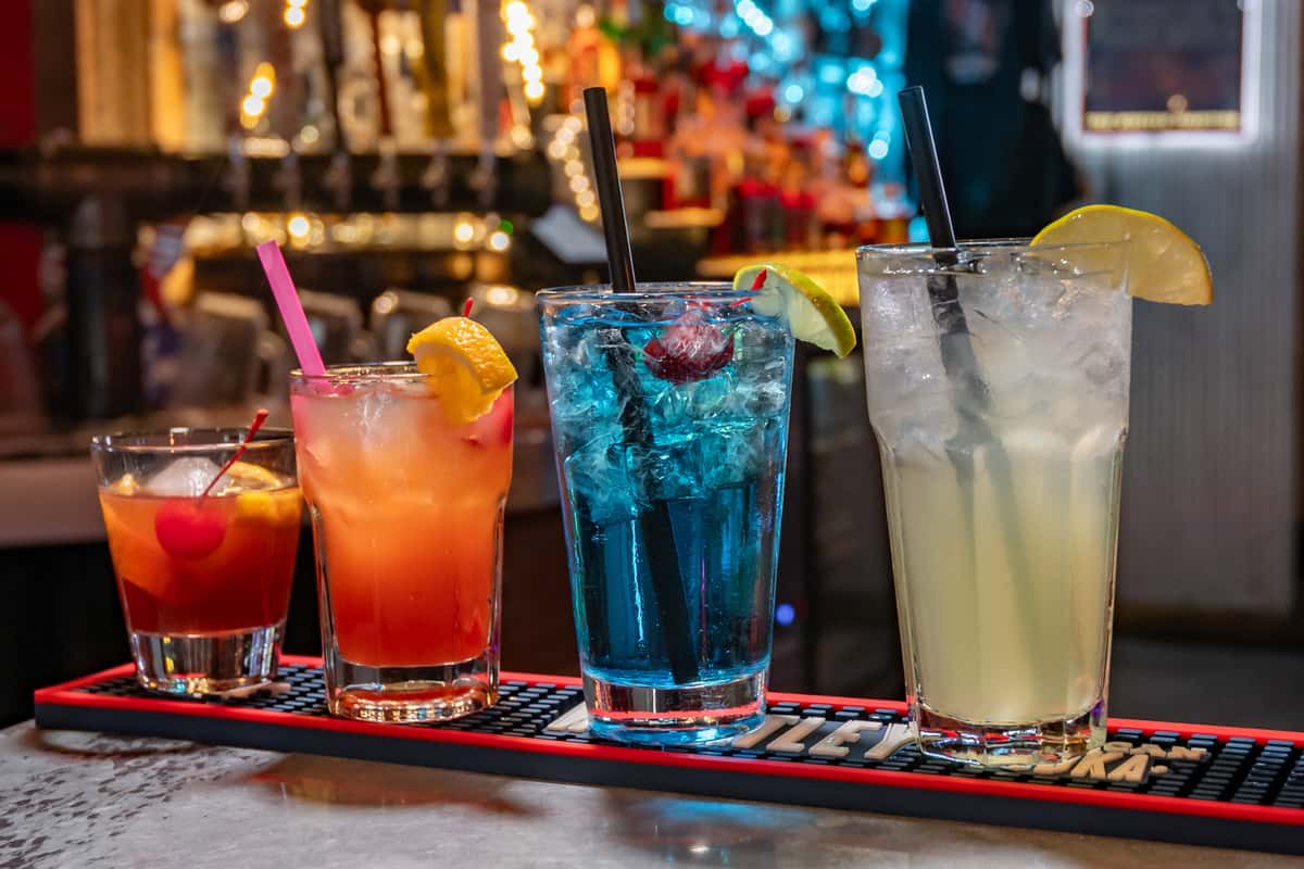 Three different Drinks