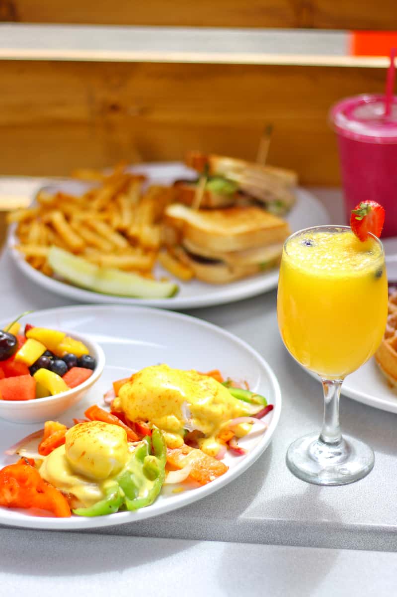 Denver Benedict and Mimosa