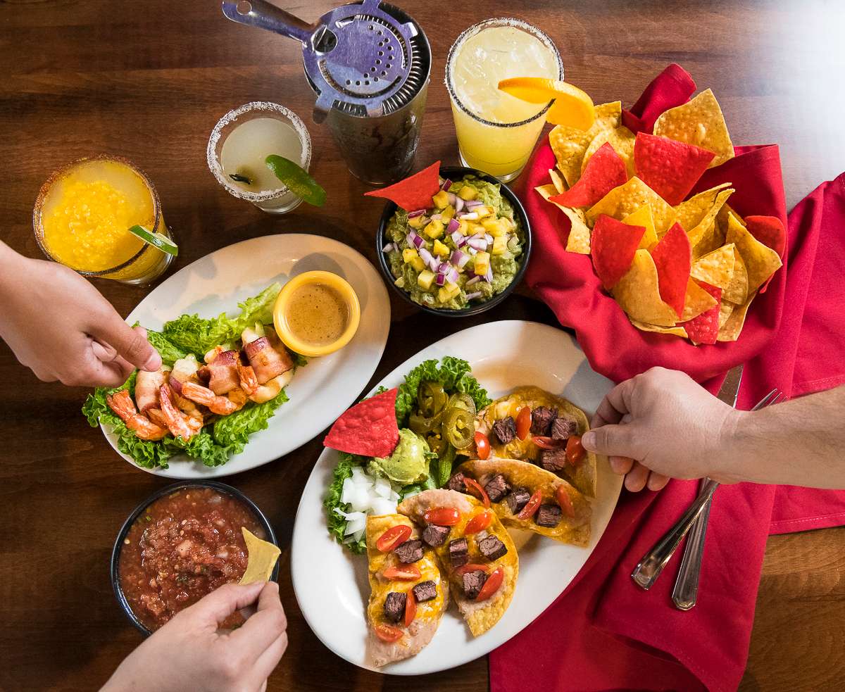 happy hour spread