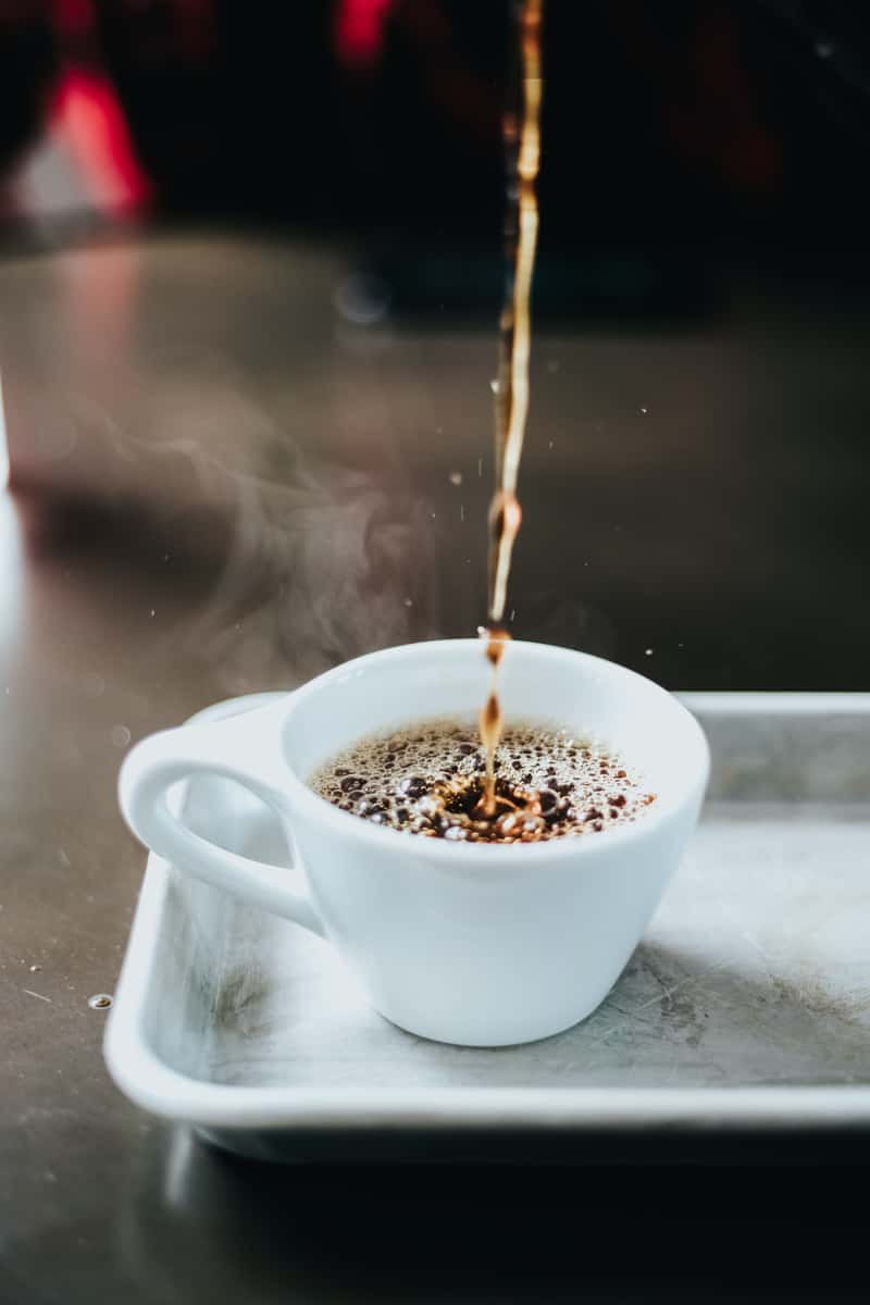 Coffee Being Poured