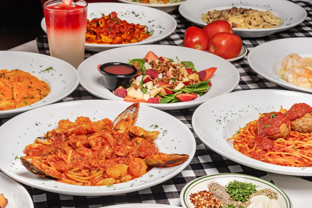 Plates of food