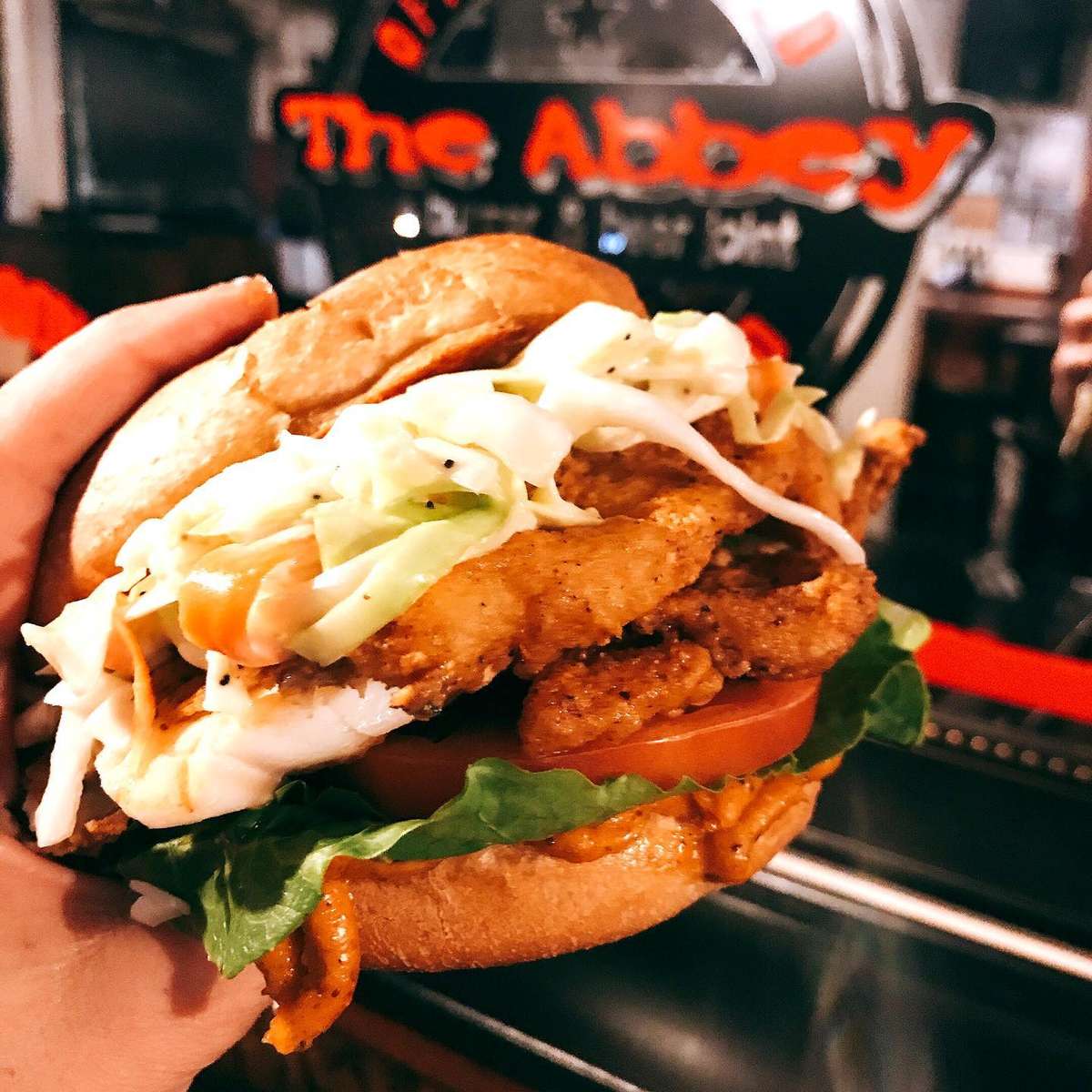 Cajun fish sandwich