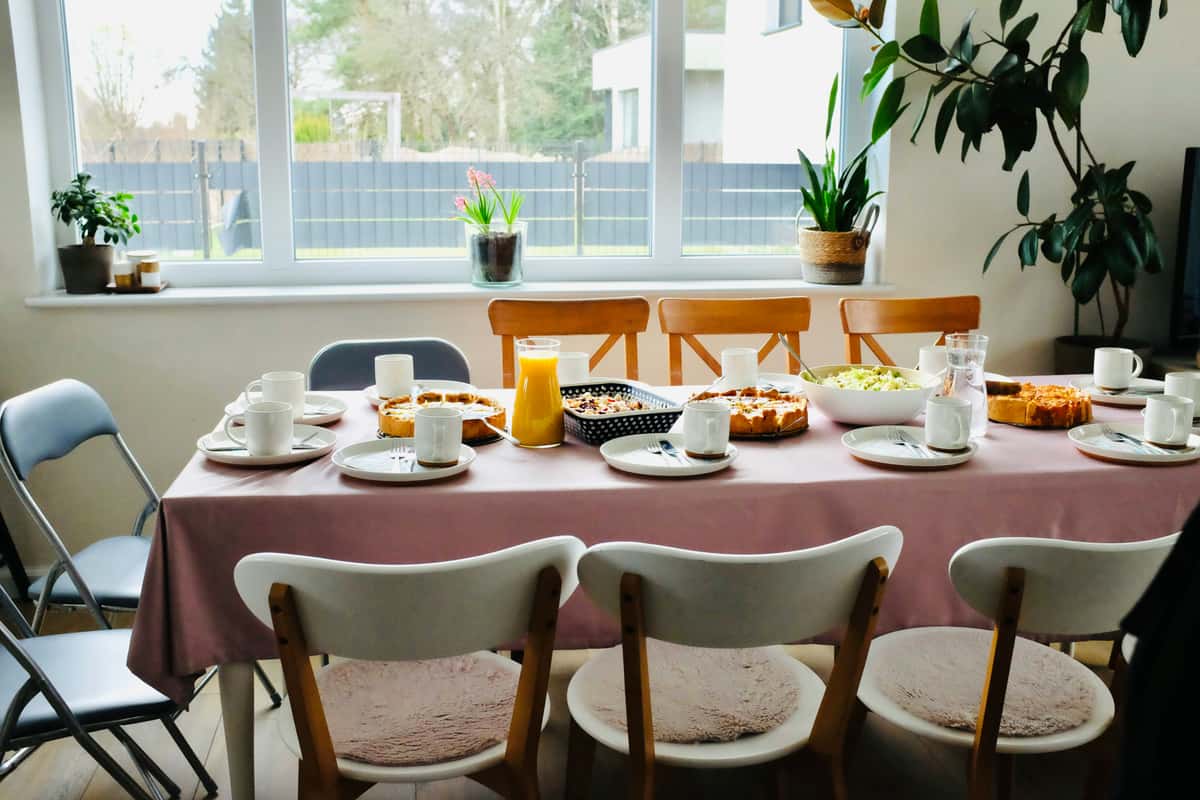 Interior breakfast diner