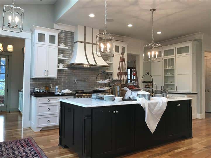 kitchen with island