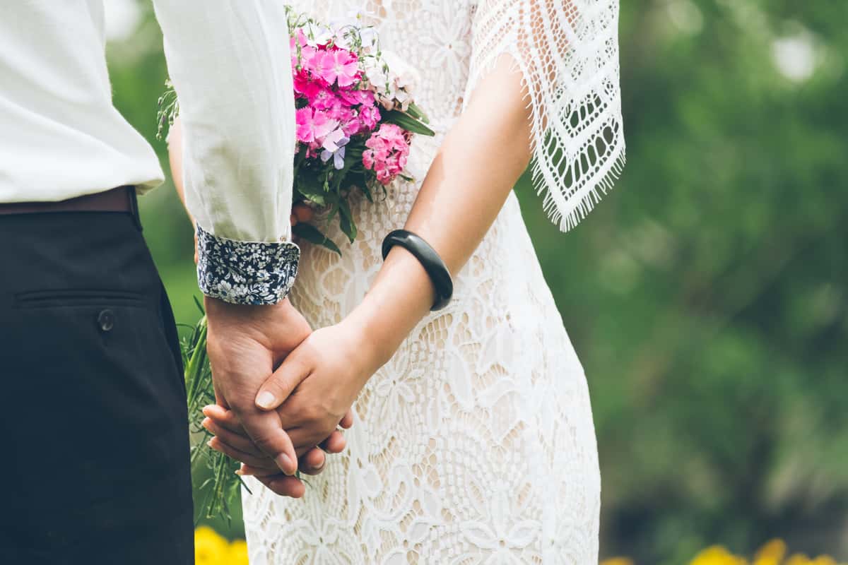 bride and groom