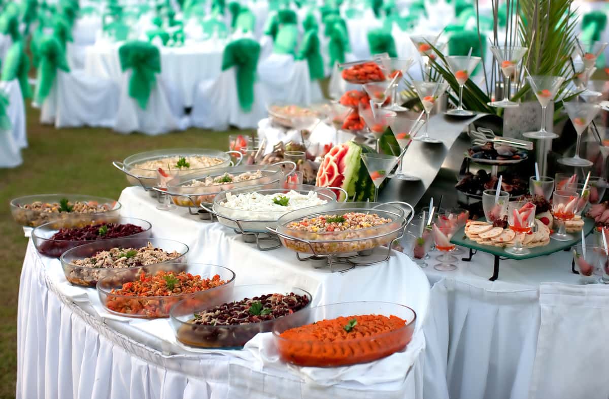 catering set up