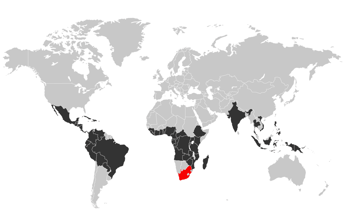 map of the world