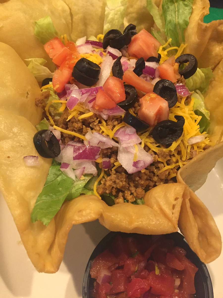 Taco Salad - Pizza | Salads - CAPS Sports Grill - Sports Bar in Phoenix, AZ