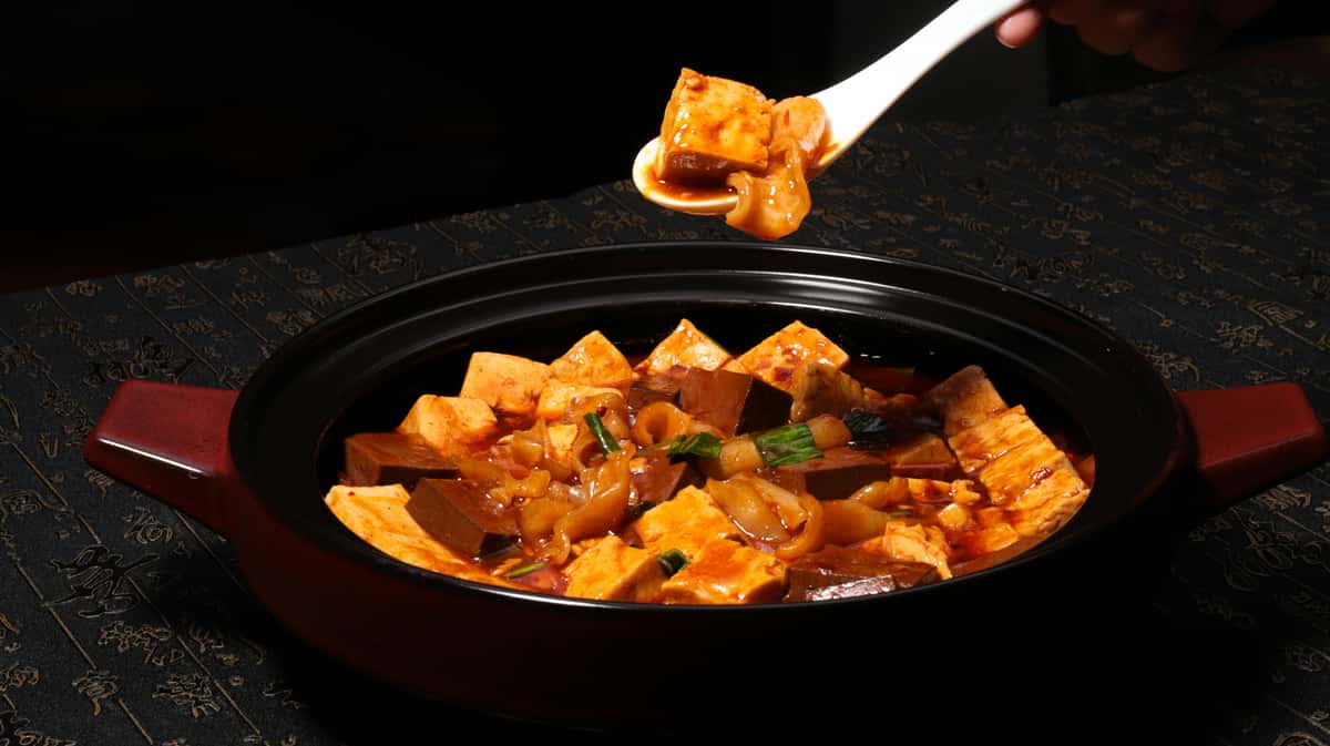 tofu dish with soup