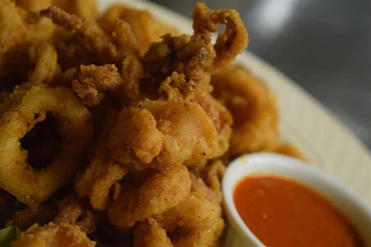 Fried Calamari with Marinare Sauce