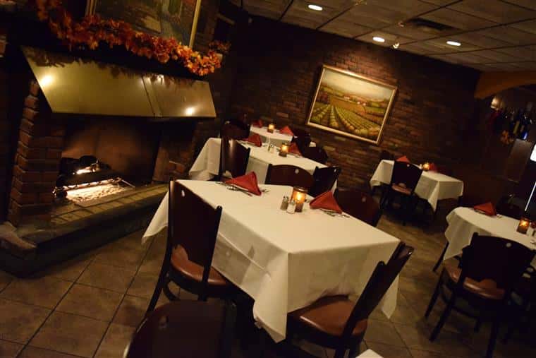 Dining Room with Fireplace
