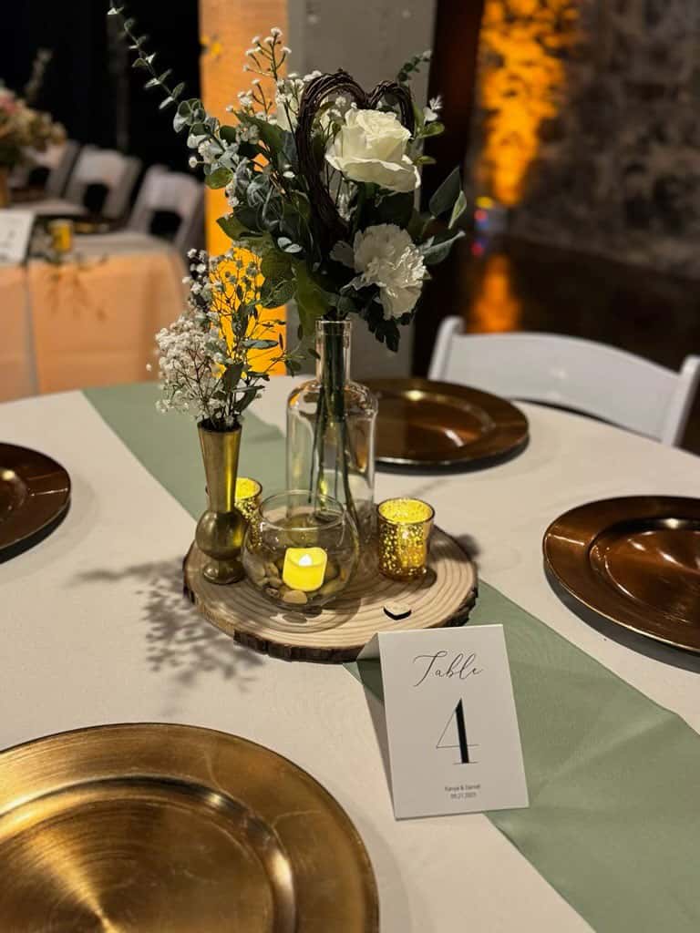 Table is set beautifully for your event