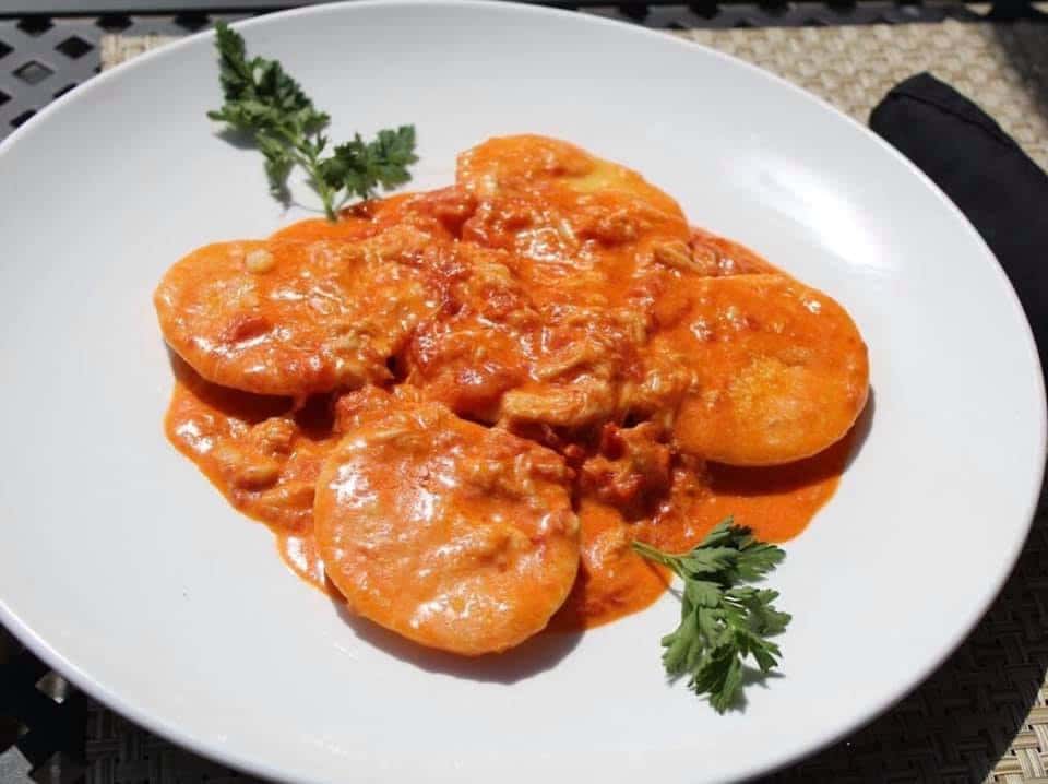 Ravioli Chesapeake Lunch