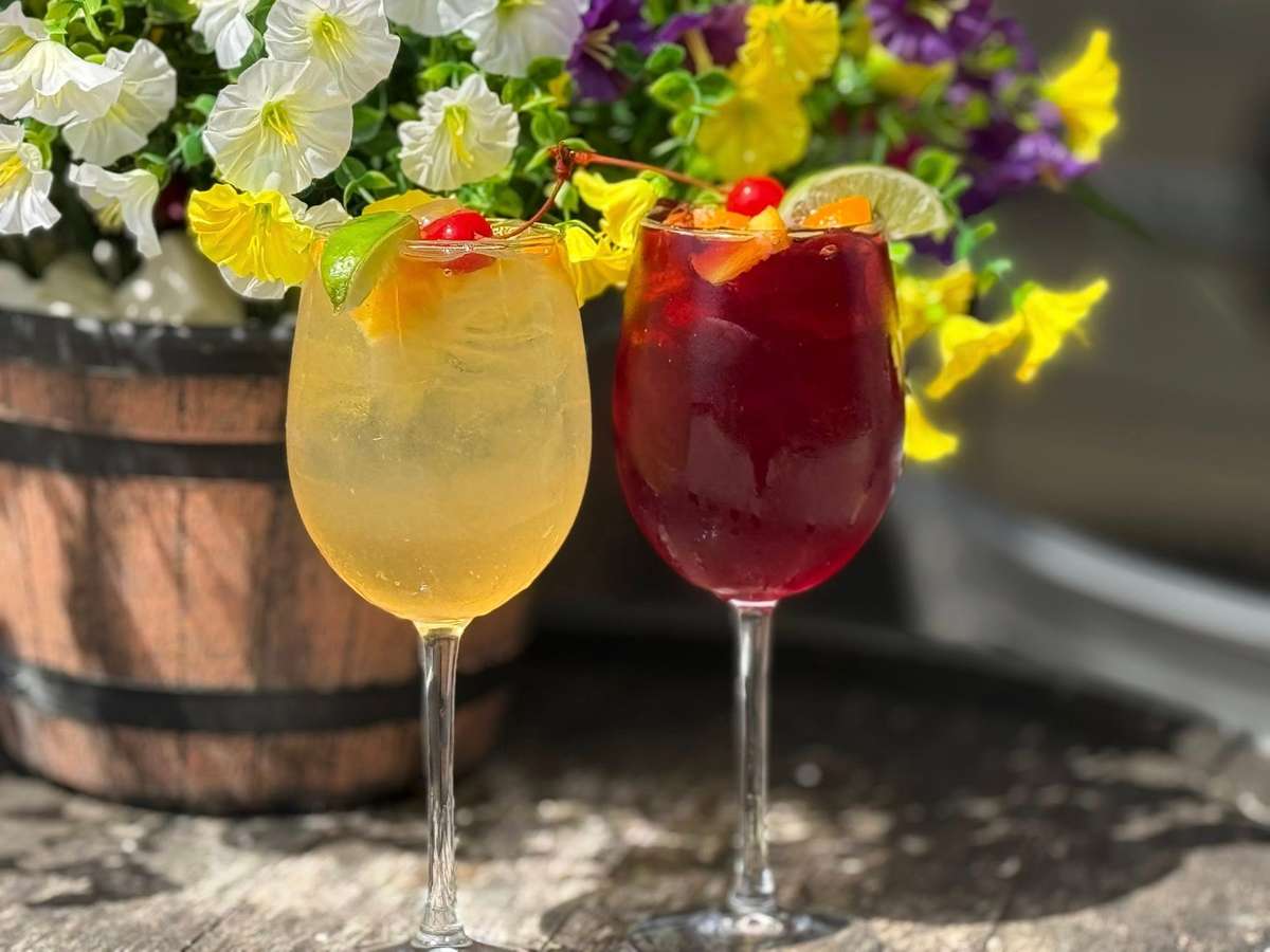 Happy hour drinks