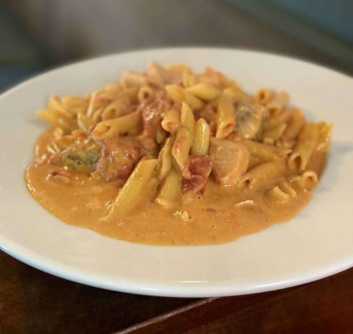 Salmon Rose Sauce Pasta