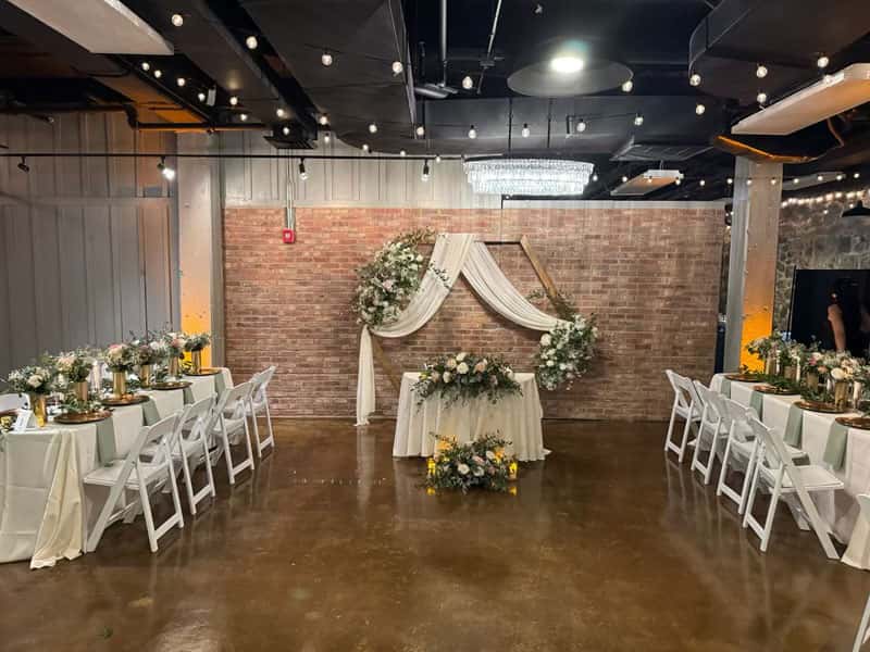 Room set for catering