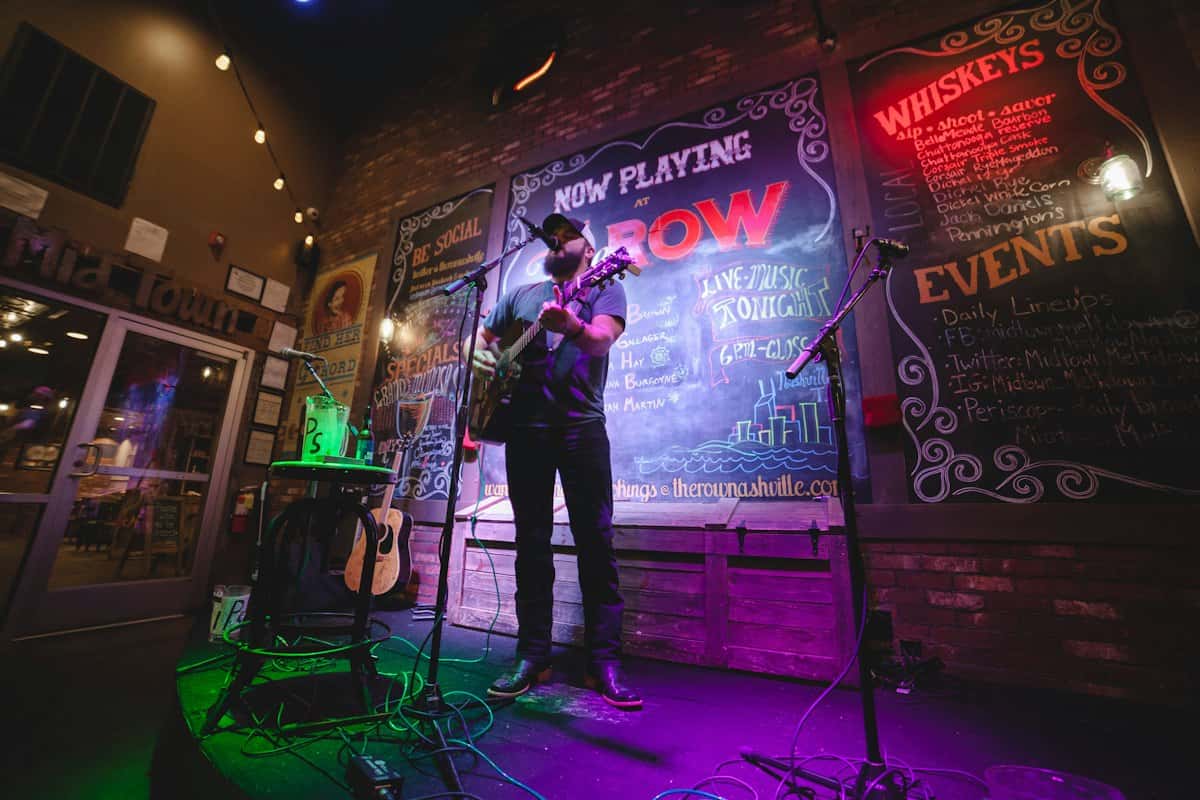 musician performing live music