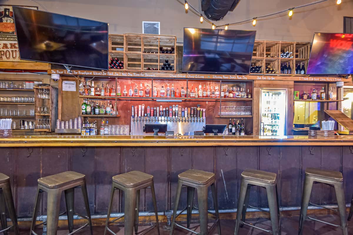 bar area