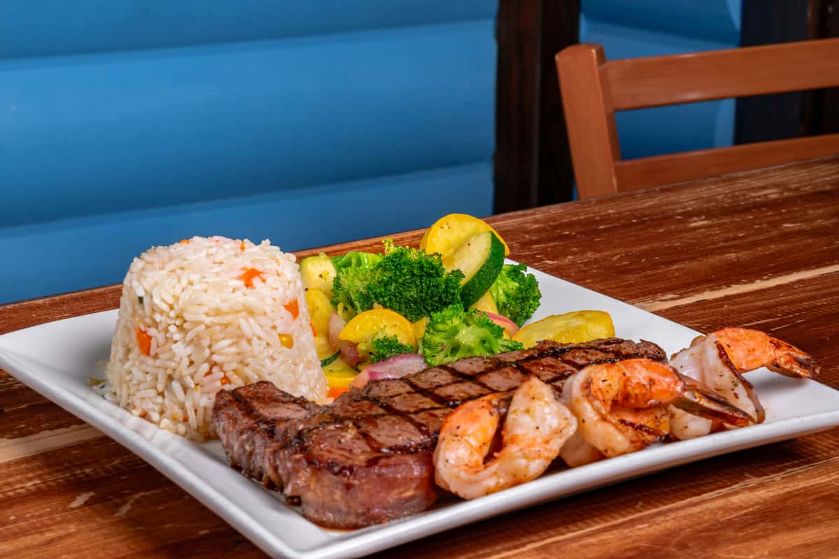 Steak and shrimp