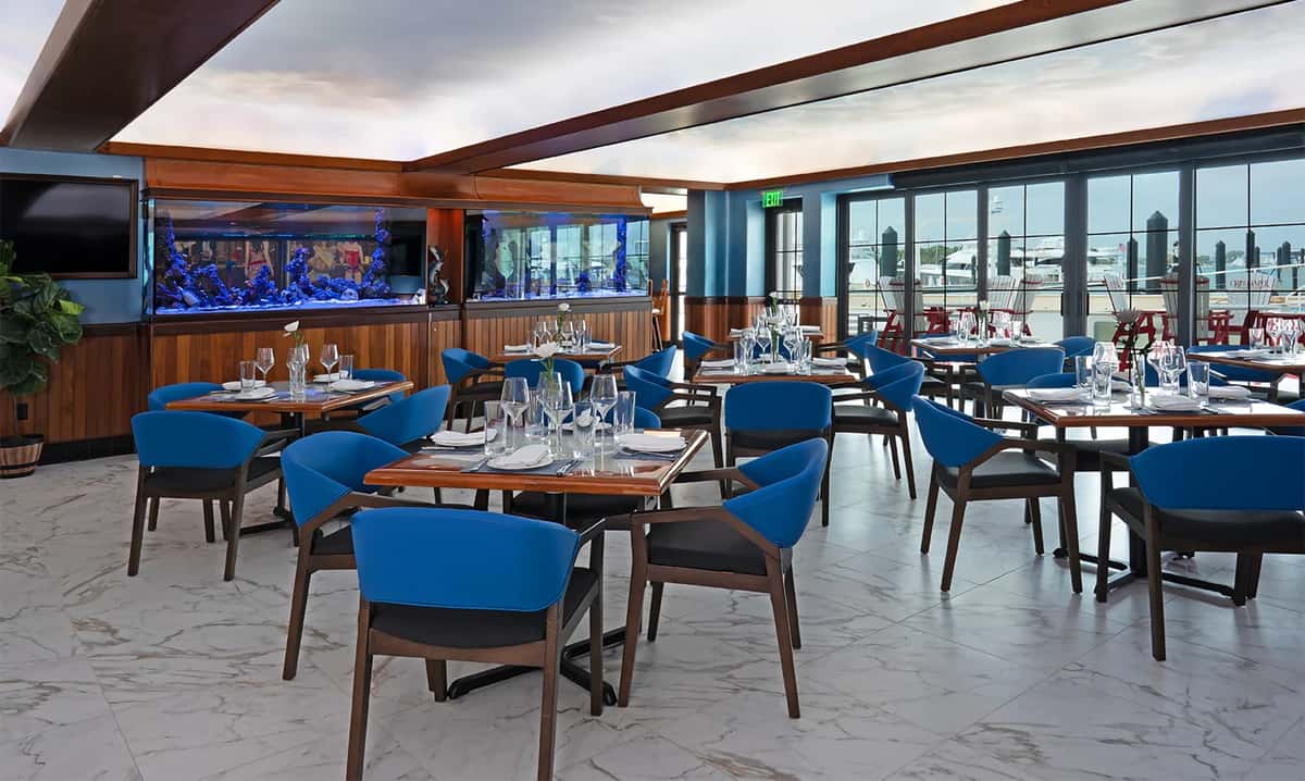 Interior of Buccaneer's dining room