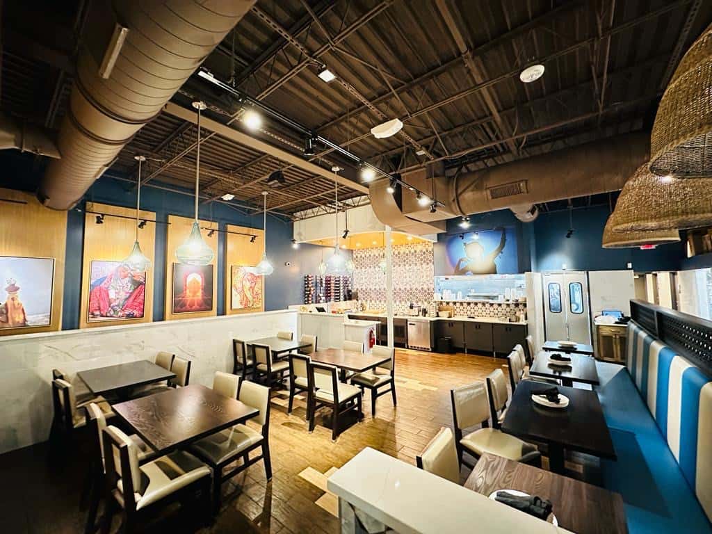Interior of restaurant location