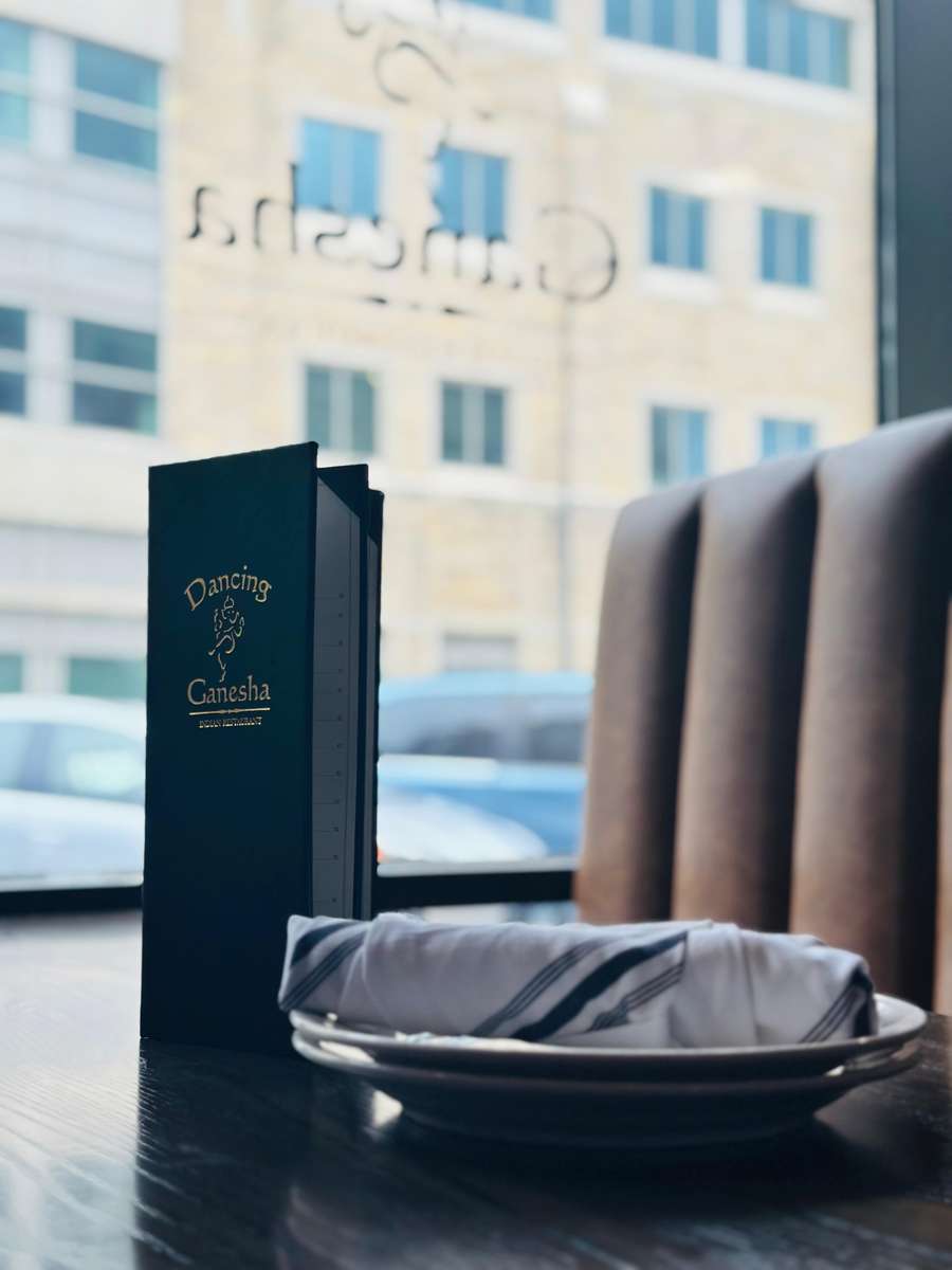 Menu and window seat
