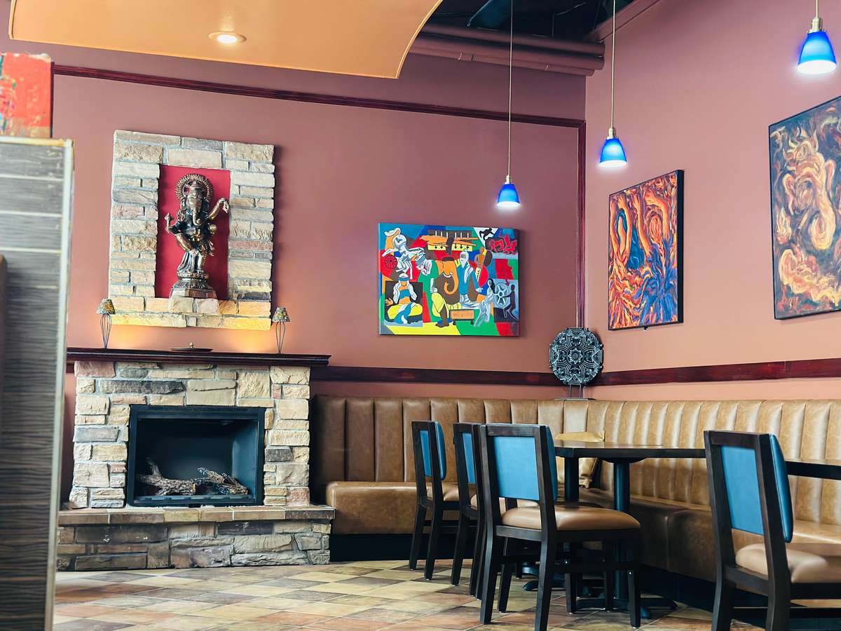 Interior of restaurant