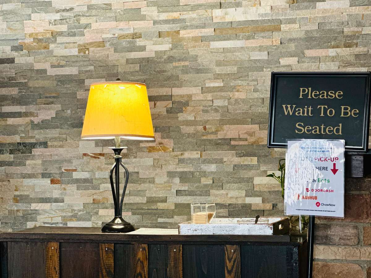 Interior entrance to restaurant