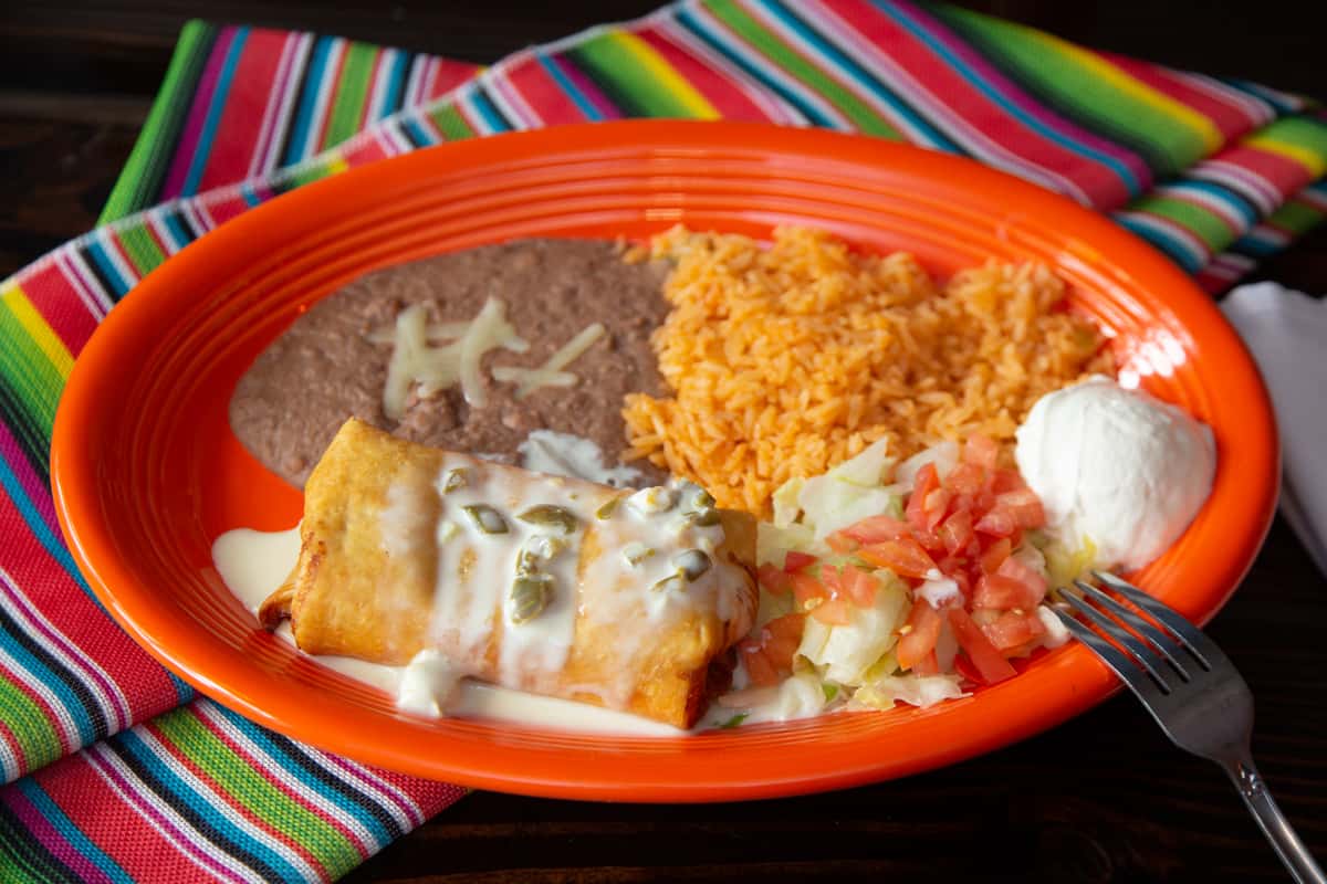 Chimichangas - Lunch/Dinner - El Paso Mexican Restaurants