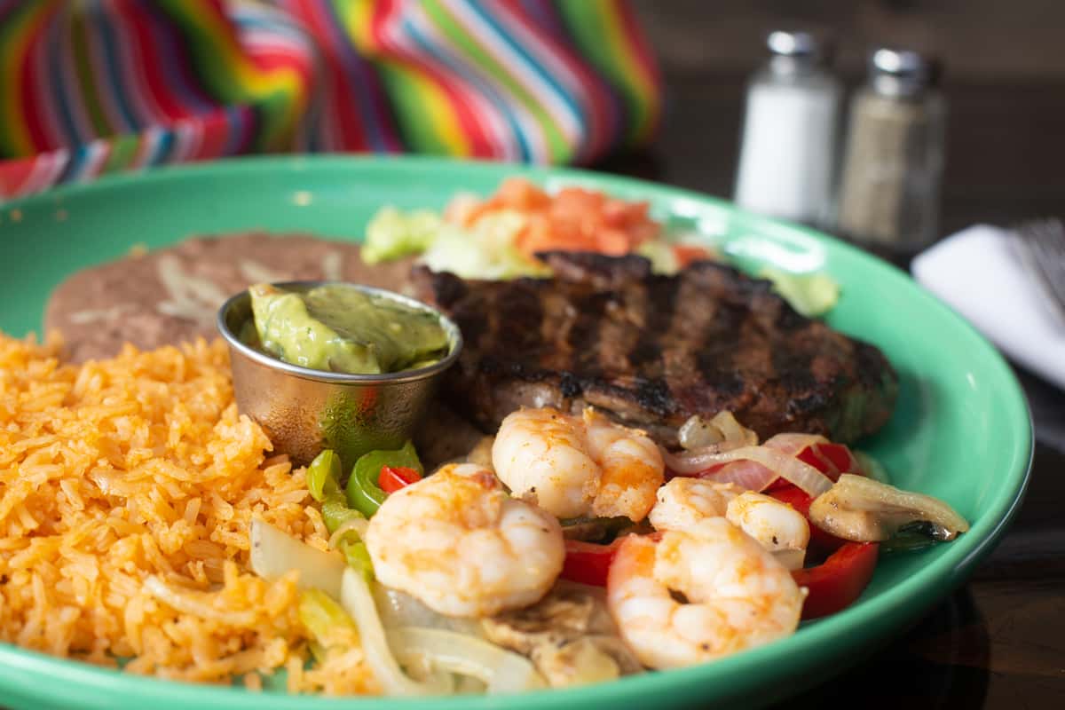 steak and shrimp
