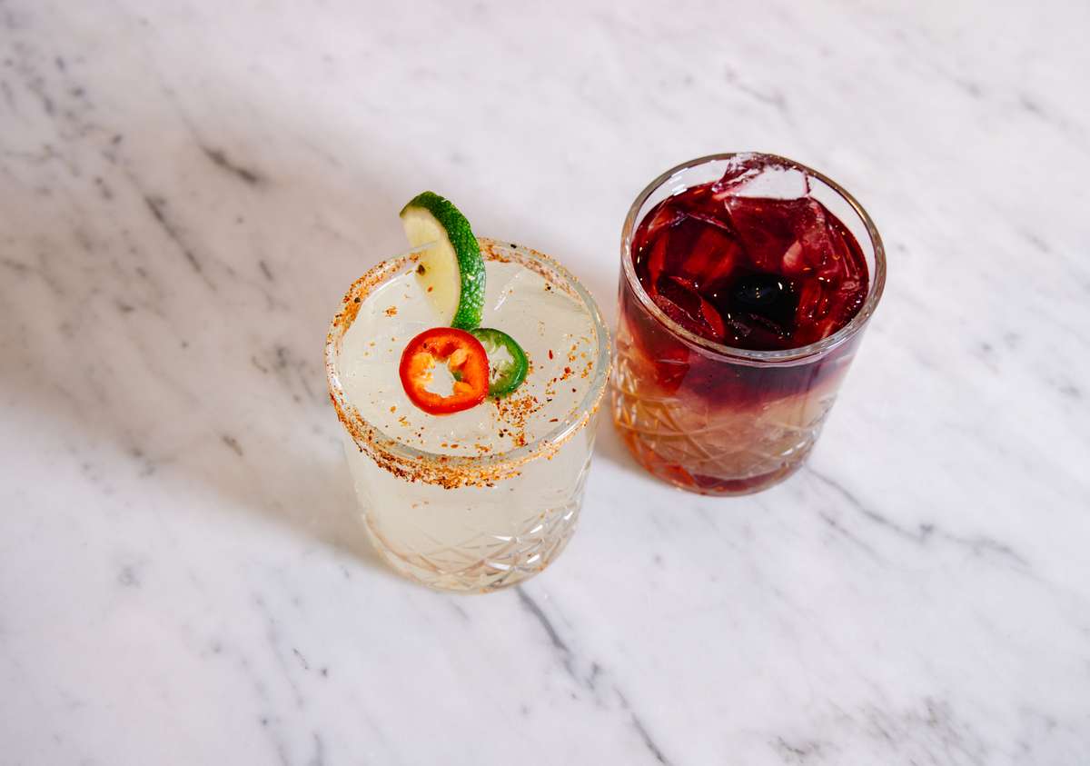 Two cocktails