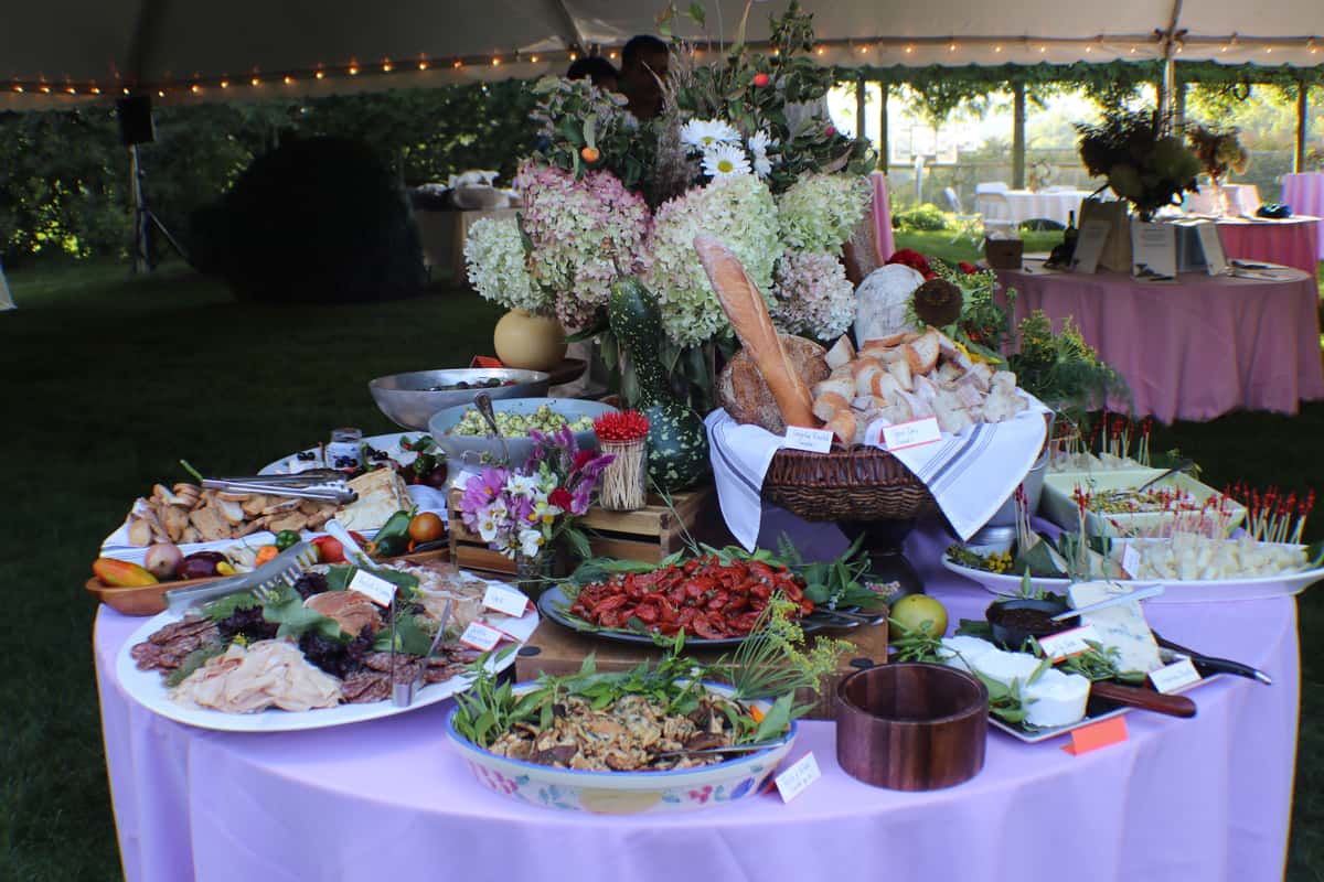 catering table