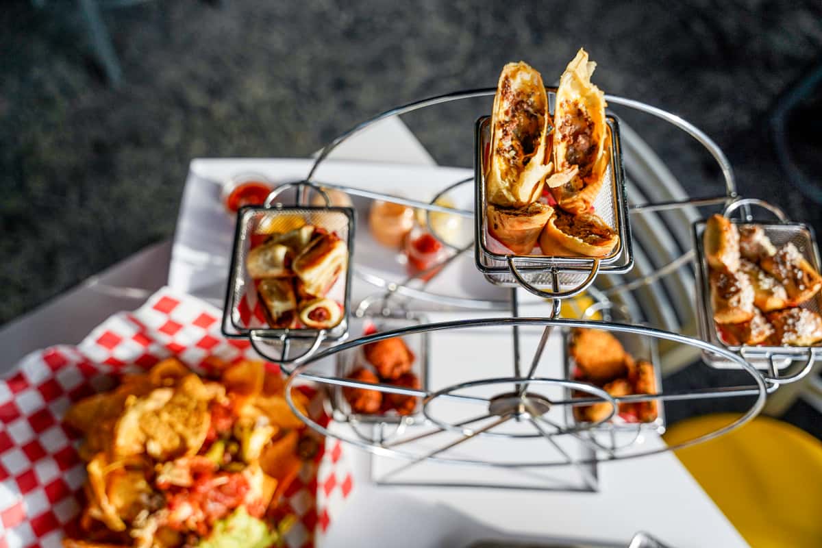 Ferris wheel appetizer