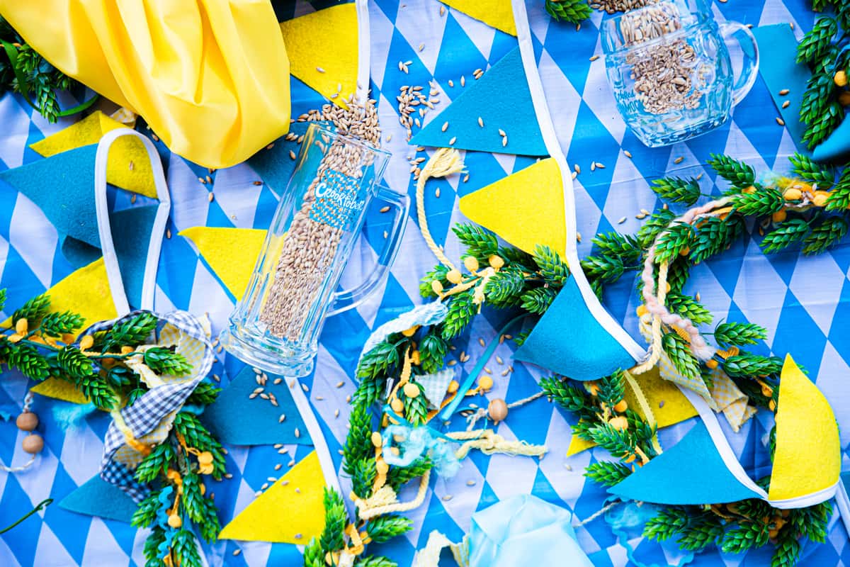 Celebration background blue and yellow