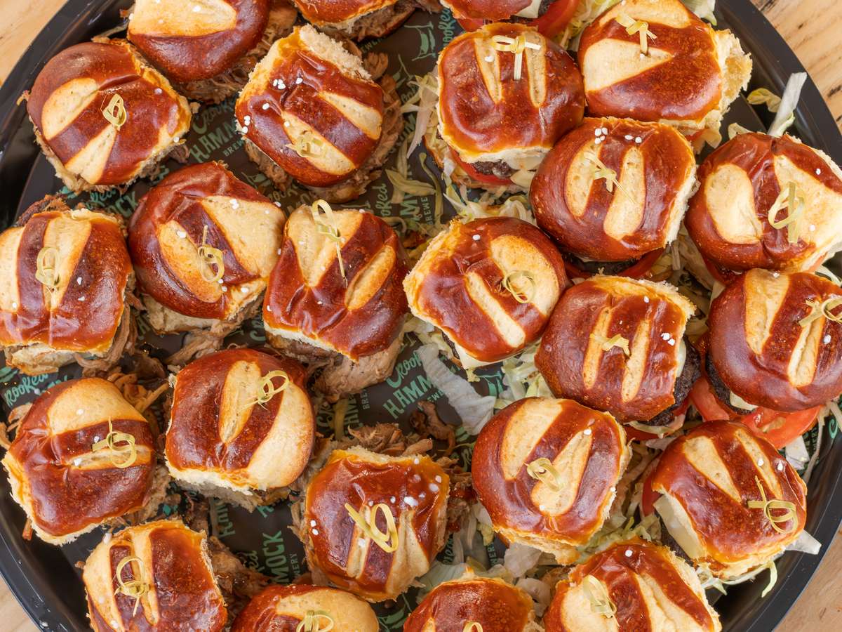 Party Platters & lunch boxes available at Crooked Hammock Brewery