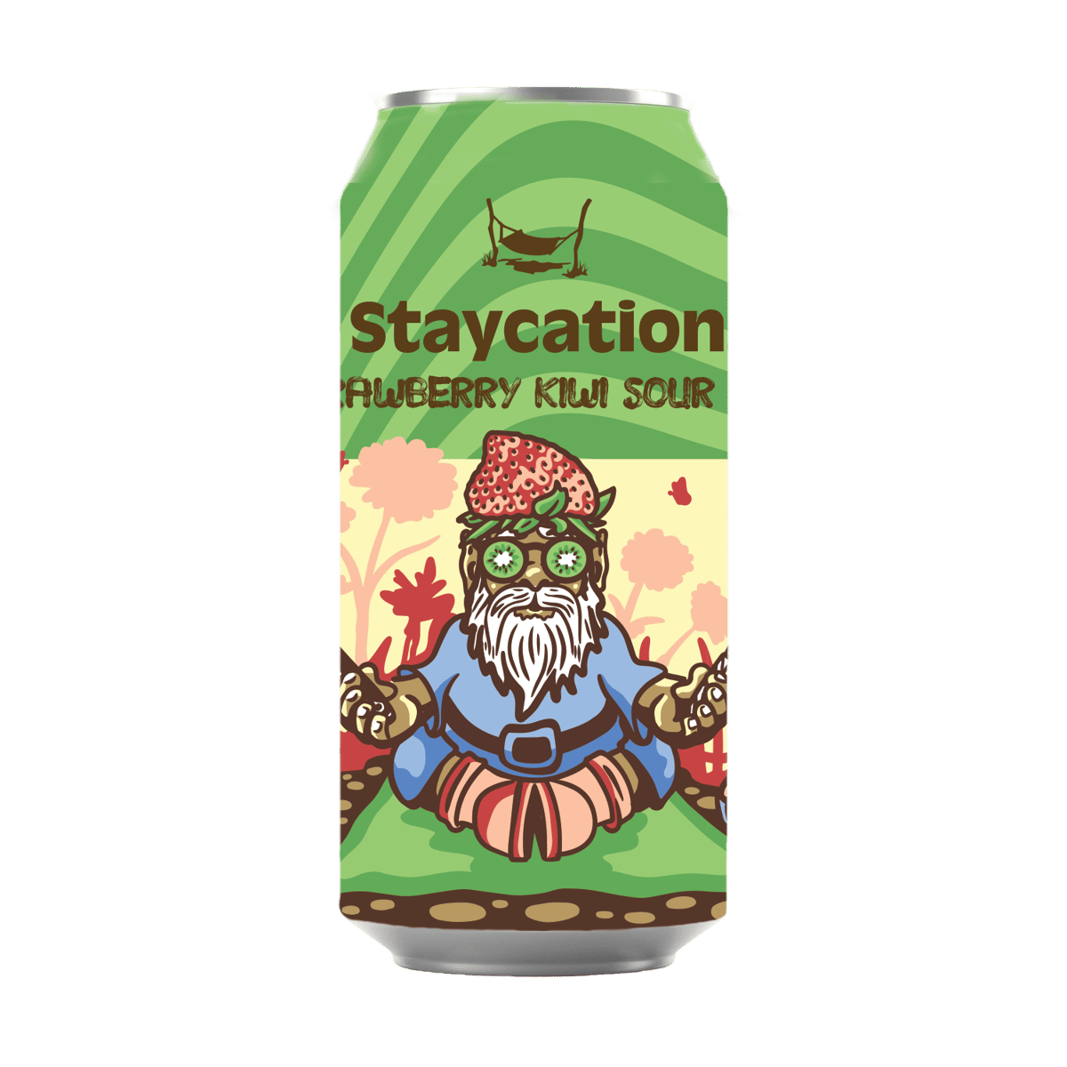Staycation can mockup