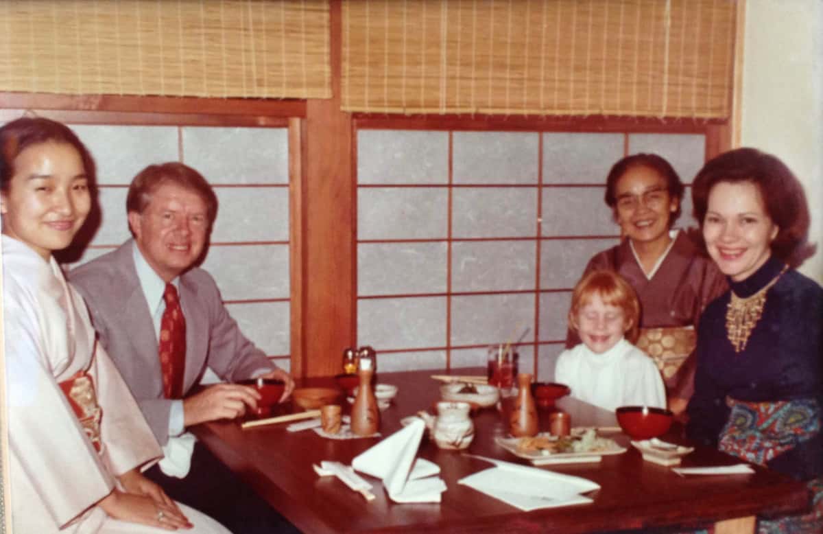 family dinner in the 70s