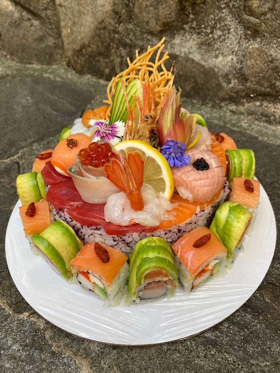 Sushi Cake $160 - Nakato Japanese Restaurant - Sushi, Hibachi and Japanese  Restaurant in Atlanta, GA