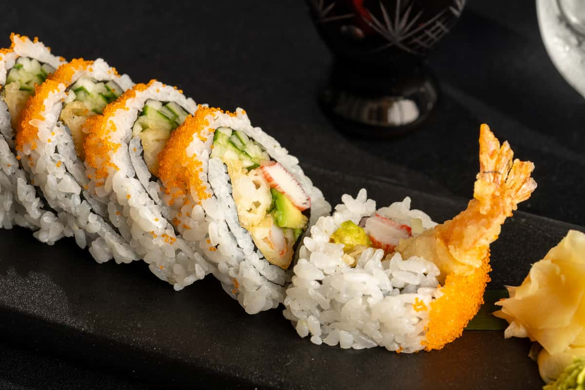 shrimp tempura sushi roll