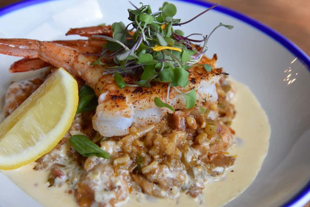 CAJUN SHRIMP RISOTTO Noble Crust Deep South Italian Brunch